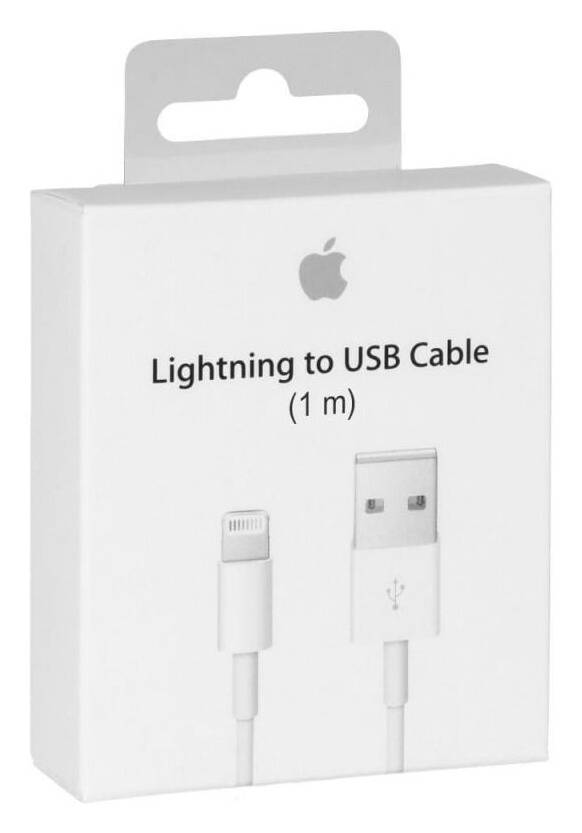 Apple 라이트닝 케이블 1m MFi 정품 실제 제품 사진