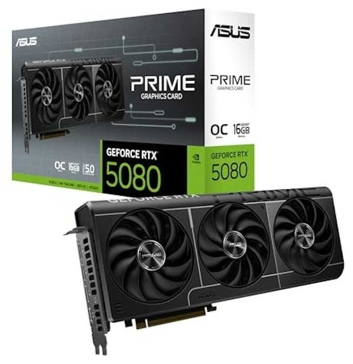 ASUS PRIME GeForce RTX 5080 PRIME-RTX5080-O16G 이미지
