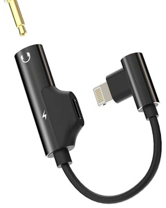 Kefiany 라이트닝 3.5mm AUX 이어폰 잭 어댑터 이미지