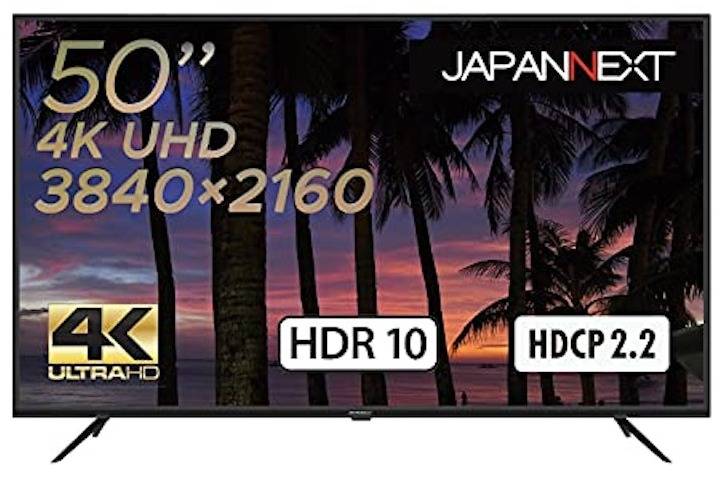 JAPANNEXT 50인치 4K 대형 모니터 ｜ JN-VT5001UHDR 이미지