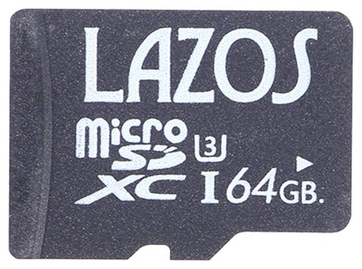 리더미디어테크노 LAZOS ｜ microSDXC 메모리 카드 ｜ L-B64MSD10-U3 이미지